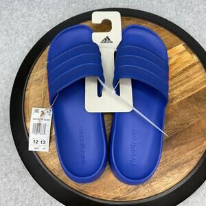 Adidas Racer TR Slides Sport Sandals Royal Blue Men's 12 Cloudfoam G58171